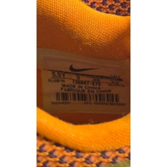 Nike Kobe X 10 Silk Road Orange Youth Size 5.5 Y/ Women's Sz 7 - Picture 4 of 9